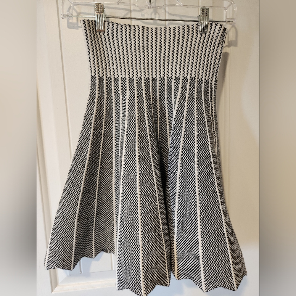 Francescas Black & White Skirt